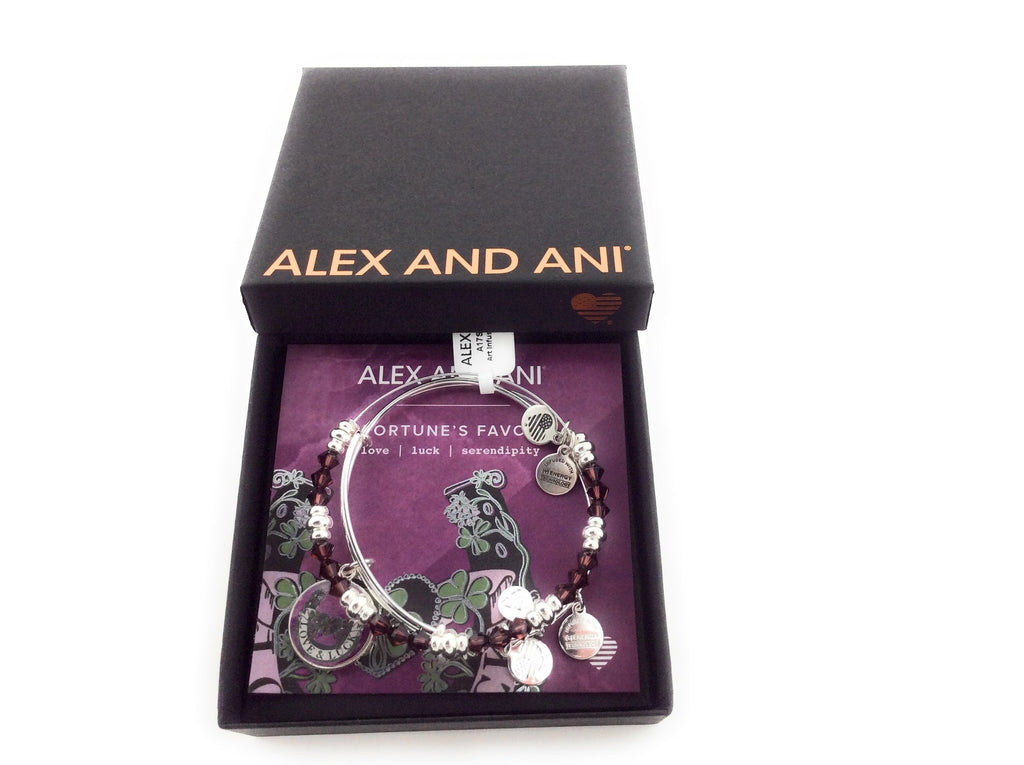 Alex and Ani Womens Art Infusion Bracelet Set, Fortune's Favor