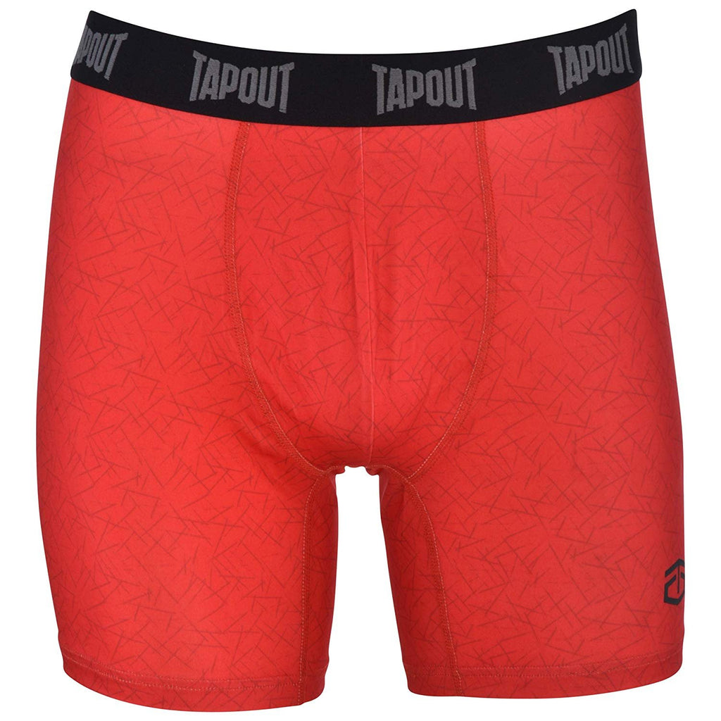 TapouT Mens Performance Boxer Briefs - 3-Pack Stretch Performance Training Underwear Breathable Athletic Fit No Fly