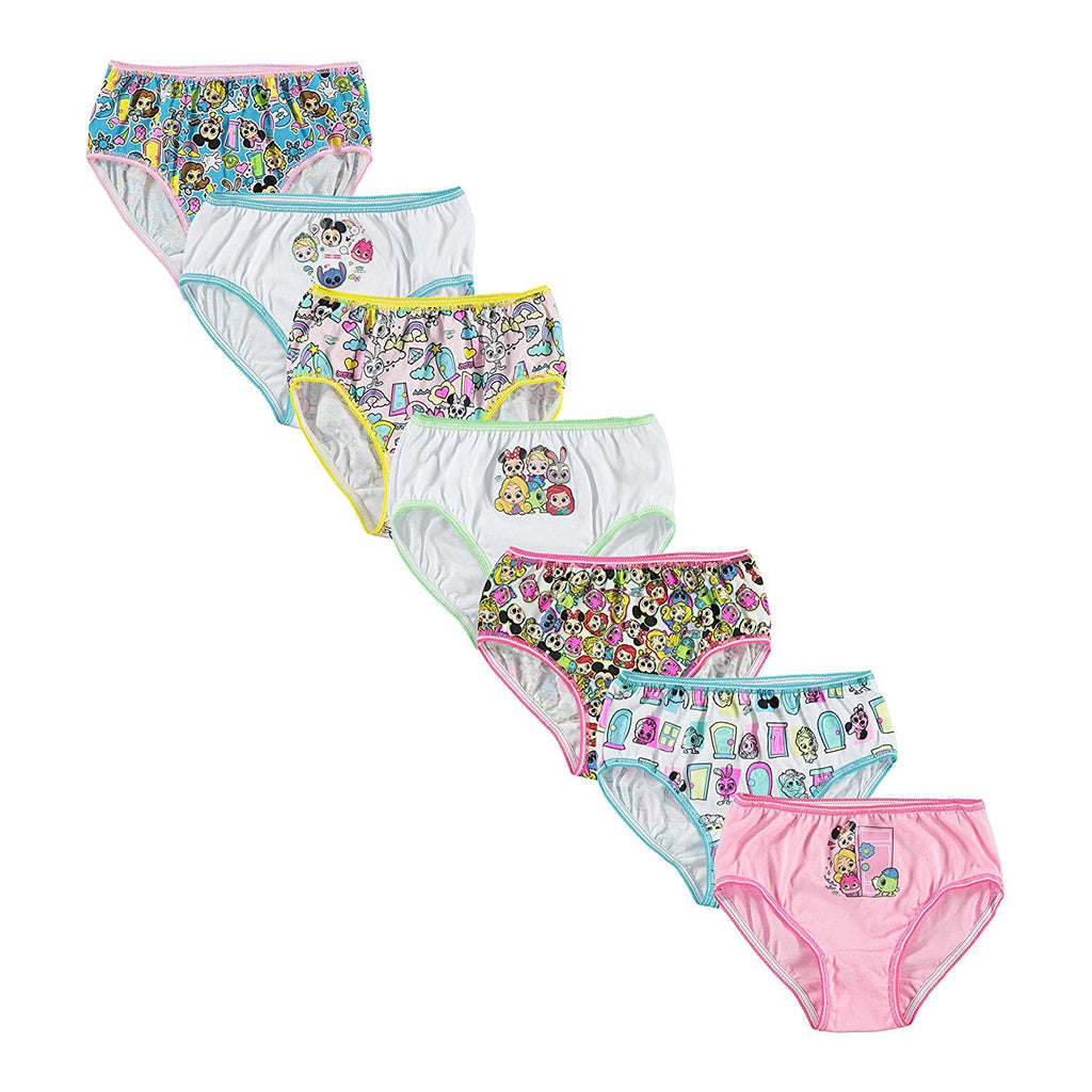 Disney Doorables 7 Pack Girls Panties