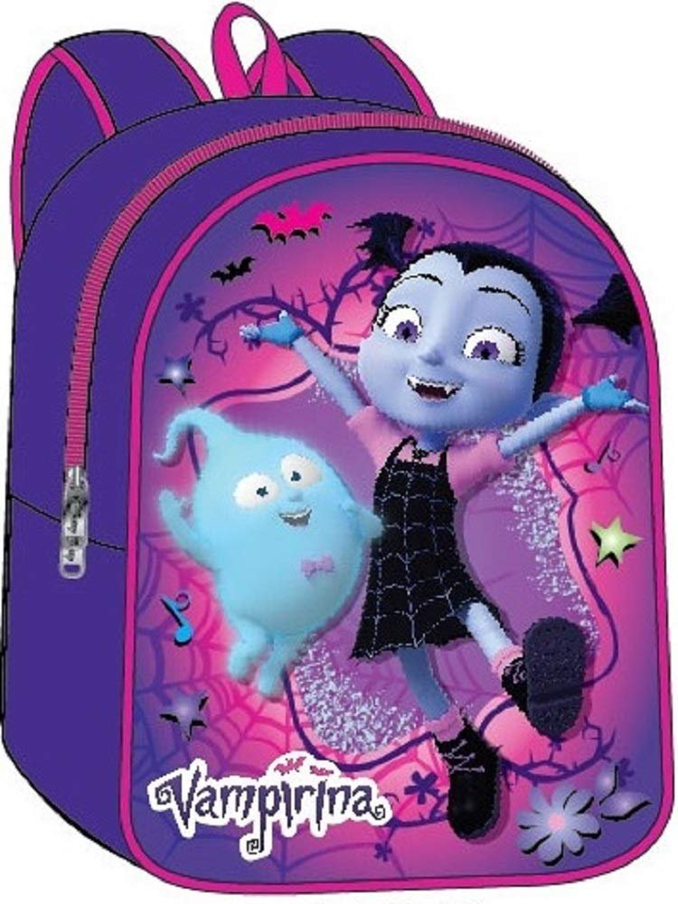 Vampirina 15" Girls Backpack School - Cute Colorful Zipper