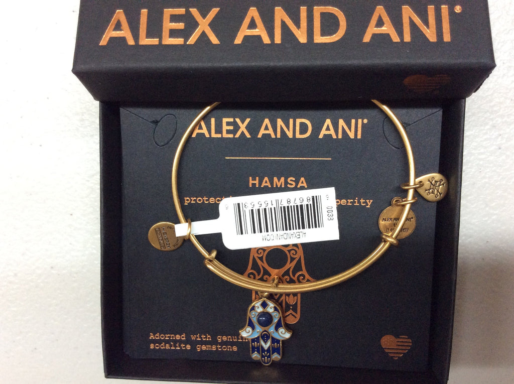 Alex and Ani Womens Color Infusion Hamsa Bangle