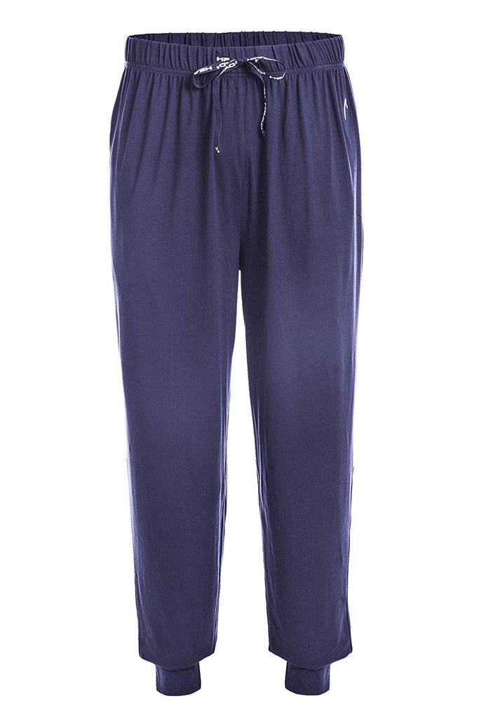 HEAD Mens 2-Pack Joggers - Pockets Super Soft Jersey Spandex/Polyester Blend Pajamas