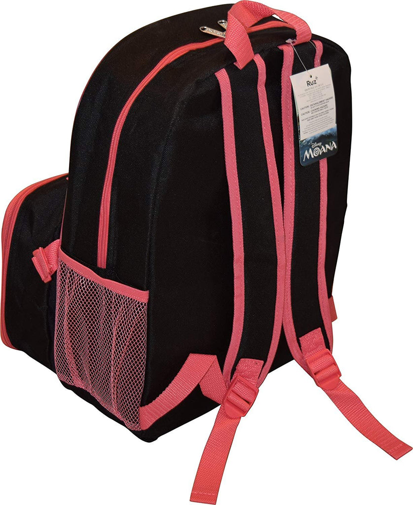 Disney Girl's Princess Moana 16" Backpack W/ Detachable Lunch Box