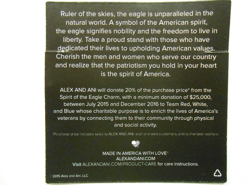 Alex and Ani Charity By Design Spirit of The Eagle Rafaelian Necklace, 32"