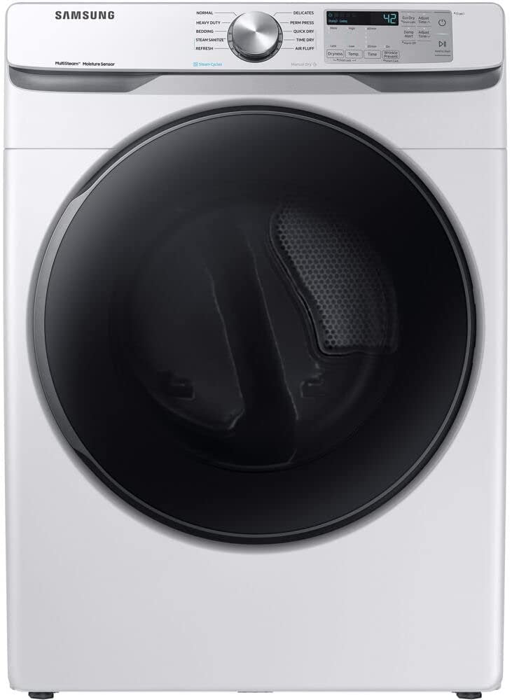 Samsung White Gas Steam Dryer