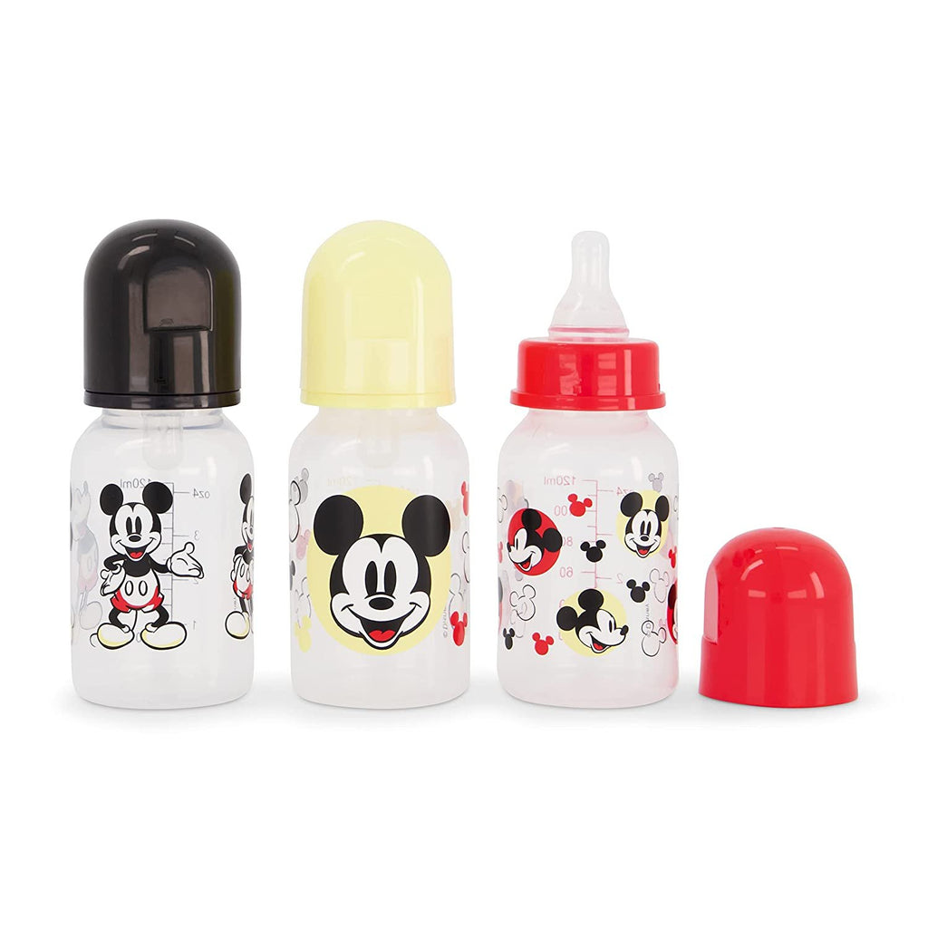 Baby Bottles 5 oz for Boys and Girls| 3 Pack of Disney"Bubble Mint" Infant Bottles for Newborns and All Babies | BPA-Free Plastic Baby Bottle for Baby Shower