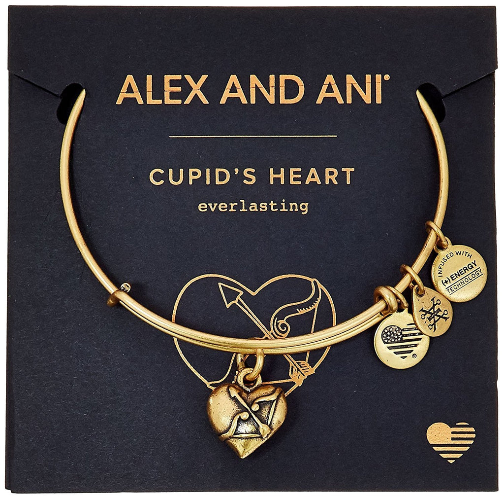 Alex and Ani Women's Path of Symbols - Cupid's Heart II Charm Bangle