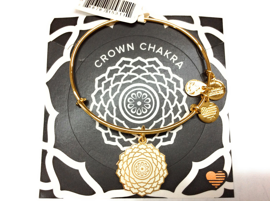 Alex and Ani Womens The Crown Chakra Bangle