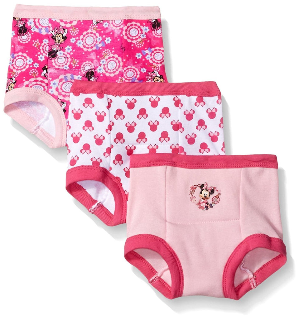 Disney Girls' Minnie Mouse 3pk Training Pant