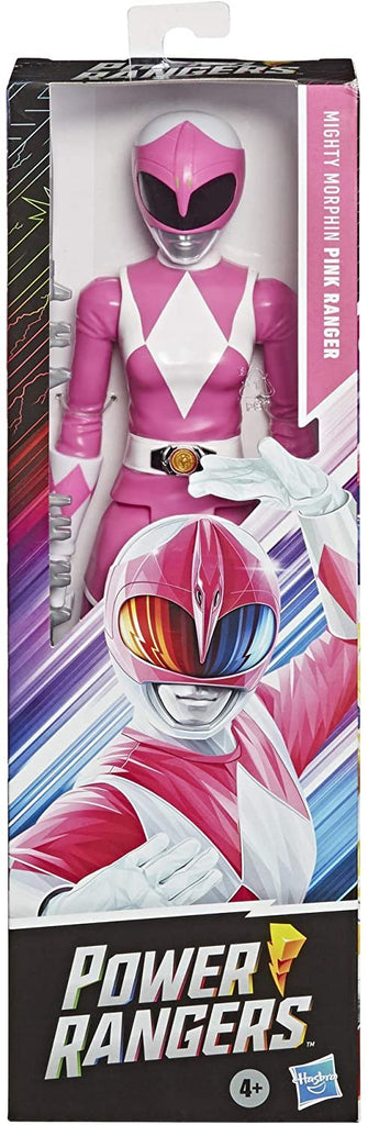 Power Rangers Mighty Morphin Pink Ranger 12-Inch Action Figure Toy Inspired by Classic TV Show, with Power Bow Accessory