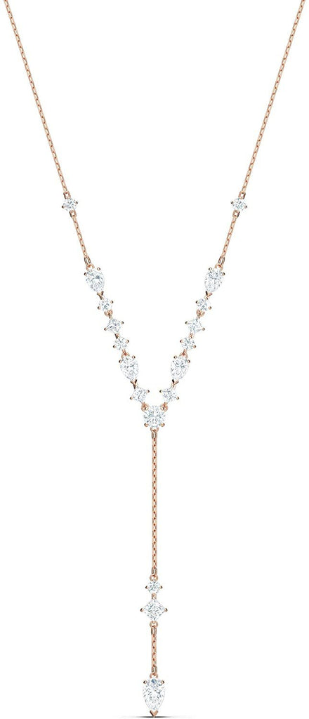 SWAROVSKI Women's Attract Rose-Gold Tone Plated White Crystal Jewelry Collection