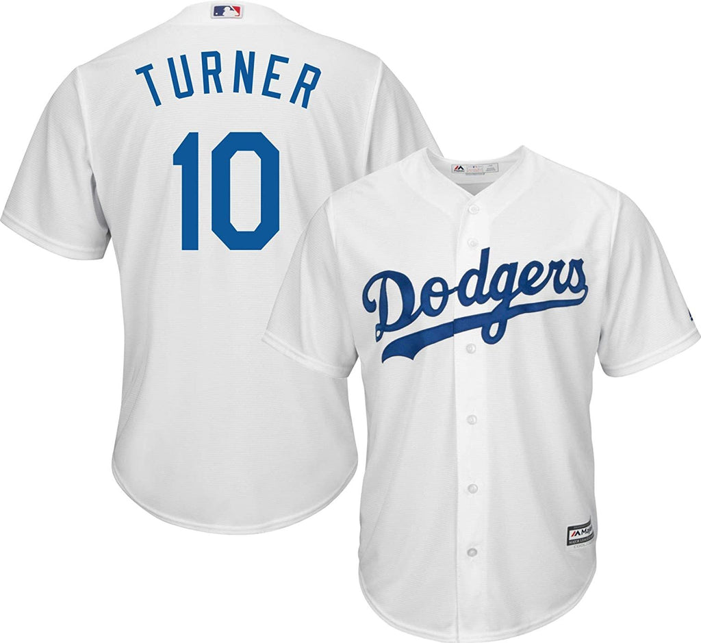 Justin Turner Los Angeles Dodgers White Youth 8-20 Cool Base Home Jersey