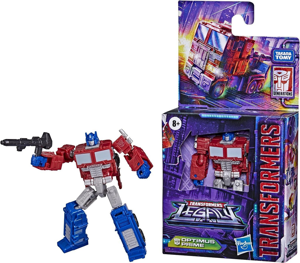 STAR WARS Transformers Toys Generations Legacy Core Optimus Prime Action Figure - Kids Ages 8 and Up, 3.5-inch