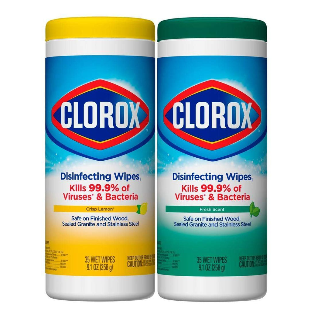 Clorox Disinfecting Wipes Value Pack, Bleach Free Cleaning Wipes, 35 Count (Pack of 4)