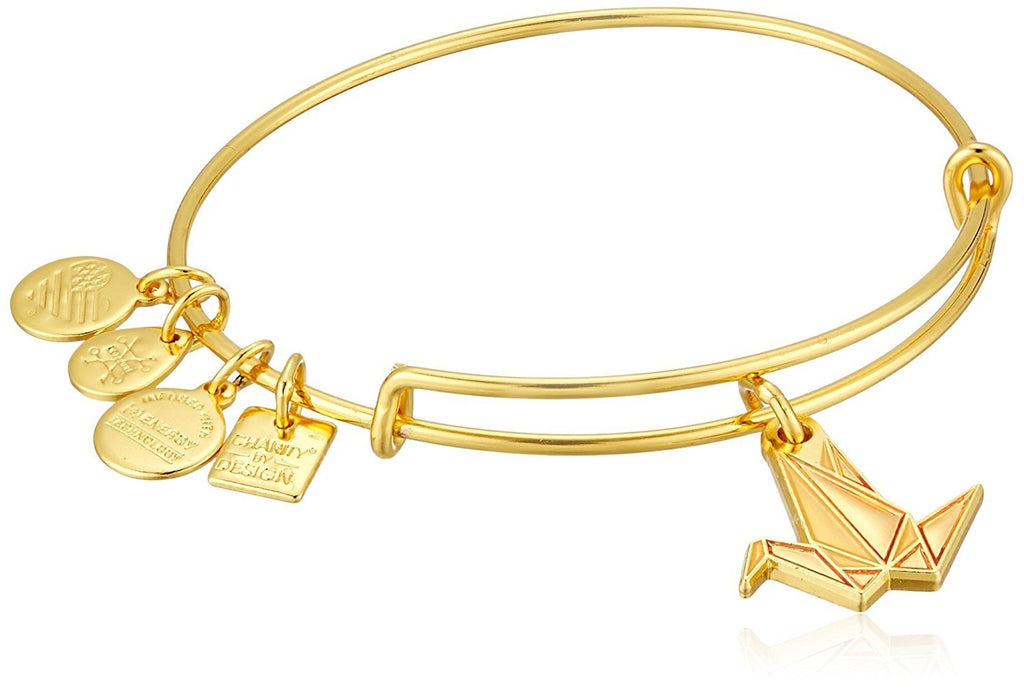 Alex and Ani Charity by Design, Paper Crane EWB Bangle Bracelet