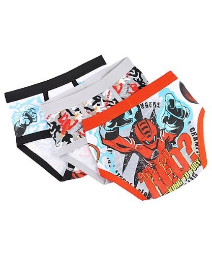 Power Rangers Little Boys' Super Mega Force Briefs Underwear 3-Pack