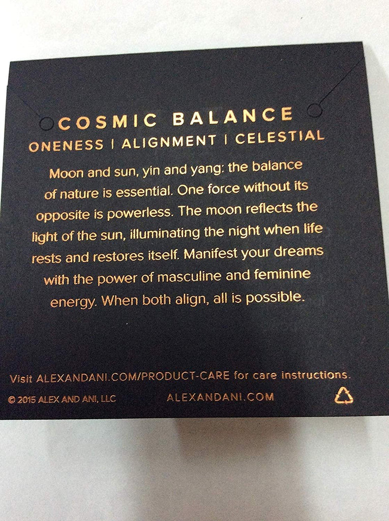 Alex and Ani Cosmic Balance II Bangle Bracelet Midnight Silver NWTBC