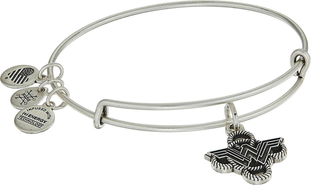 Alex and Ani Womens Wonder Woman Lasso Knot Bangle Bracelet