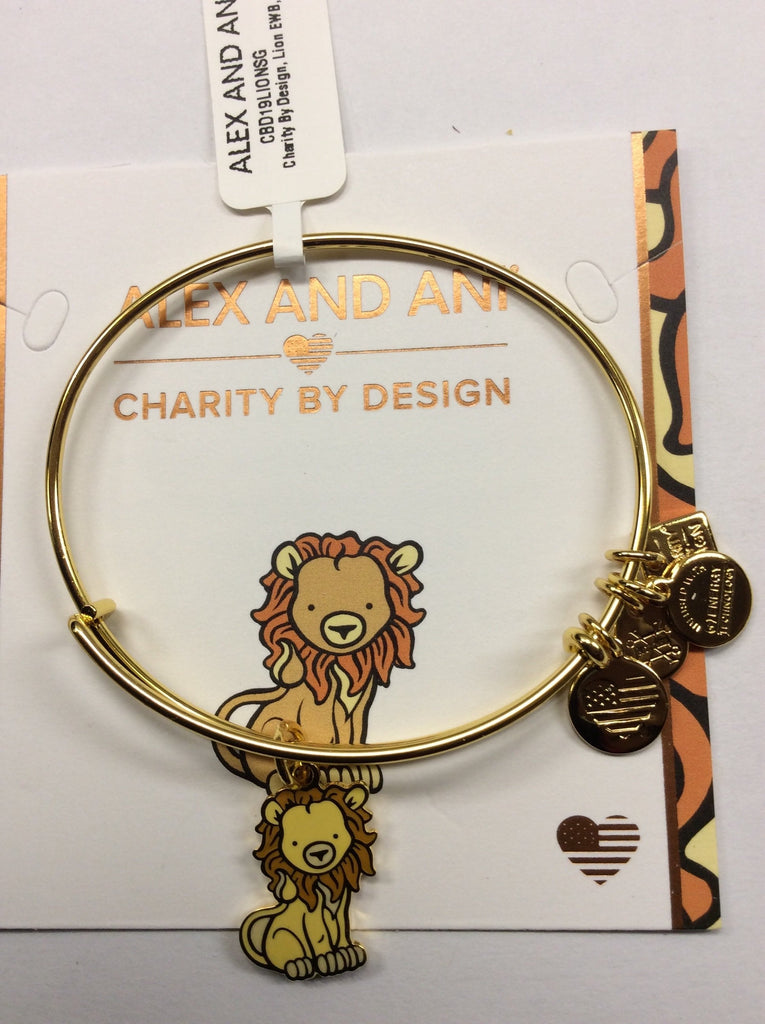 Alex and Ani Womens Charity by Design - Lion Bangle