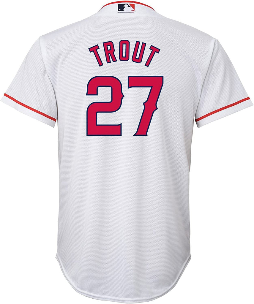 Outerstuff Mike Trout #27 Los Angeles Angels Youth Boys (8-20) Jersey