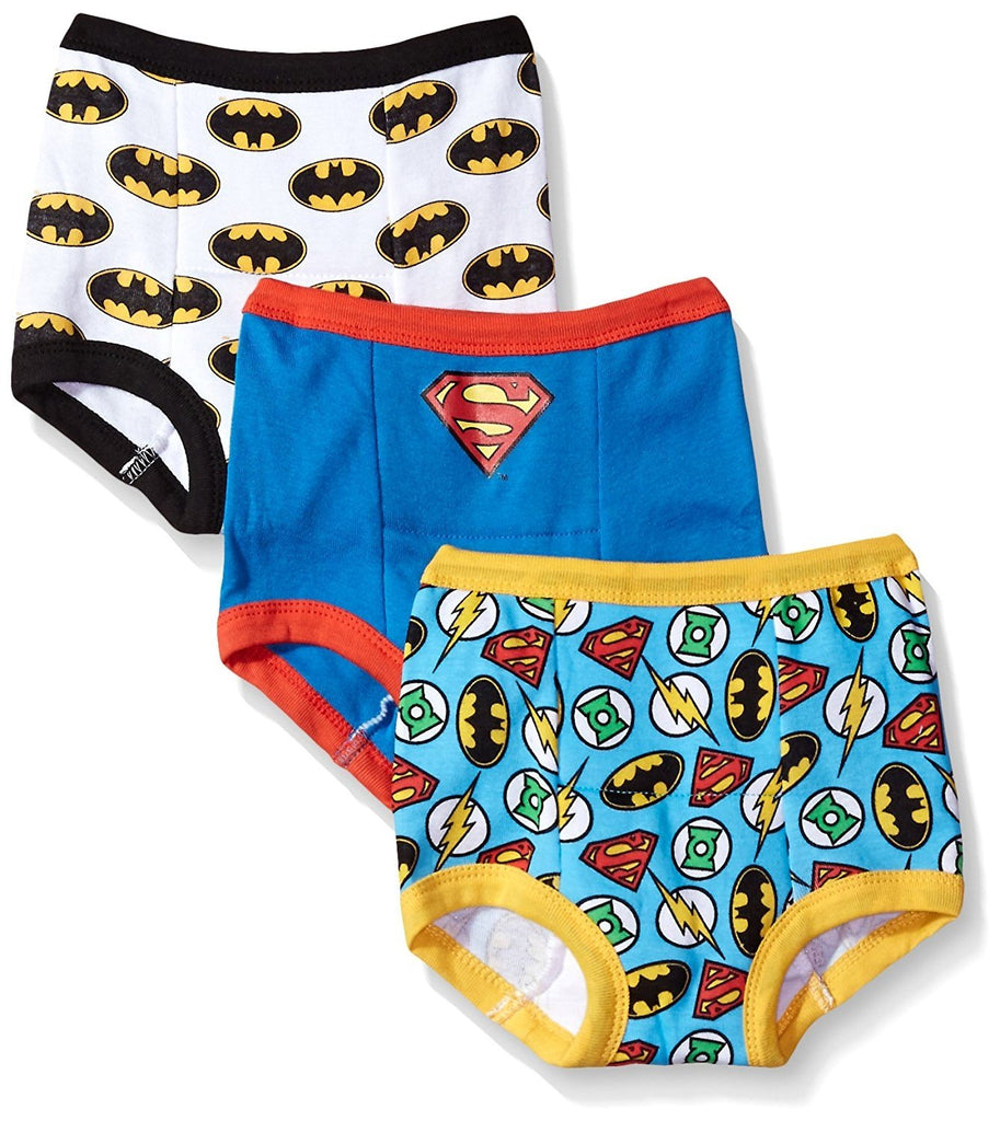 DC Comics Boys Toddler Superman, Batman and More Training Pants