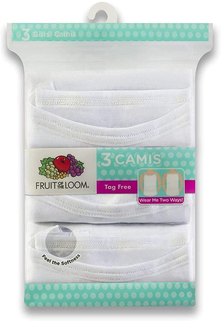 Fruit of the Loom Girls' Undershirts (Camis & Tanks)