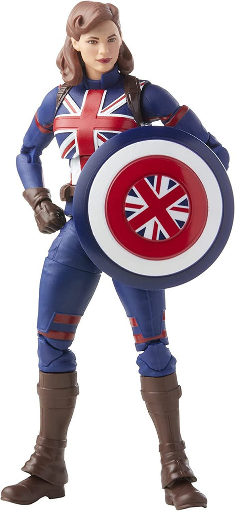 Marvel Legends Series 6-inch Scale Action Figure Toy Marvel’s Captain Carter, Premium Design, 1 Figure, 1 Accessory, and 2 Build-a-Figure Parts