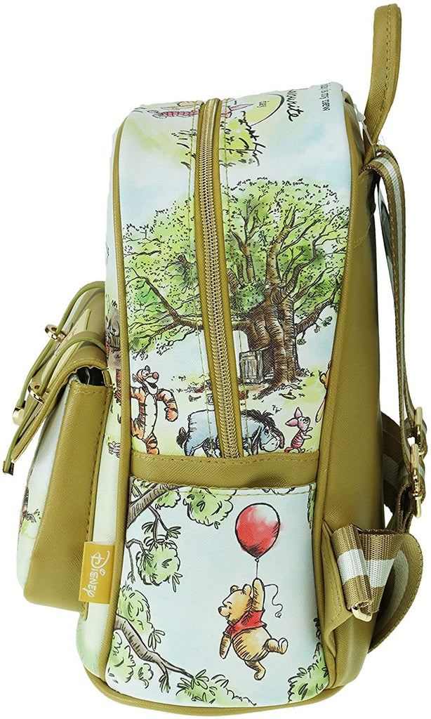 Winnie The Pooh 11" Faux Leather Mini Backpack - A20762