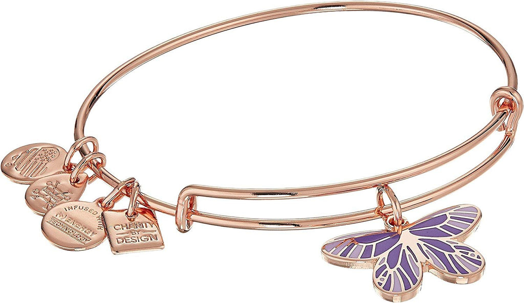 Alex and Ani Womens Charity by Design Butterfly Bangle