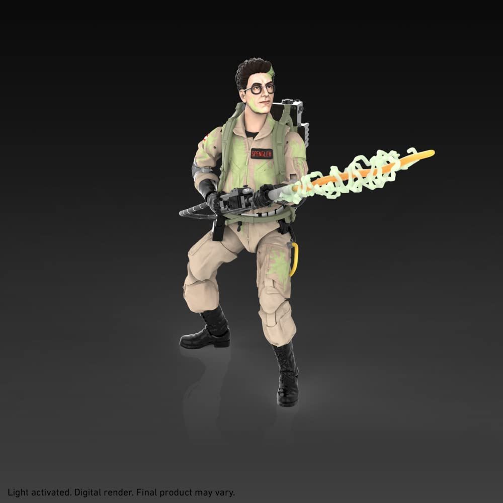 Ghostbusters Plasma Series Glow-in-The-Dark Egon Spengler Toy 15-cm-Scale Collectible Classic 1984 Ghostbusters Figure, Kids Ages 4 and Up, Multicolor, F4850