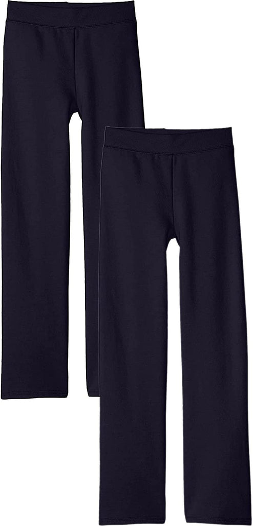 Hanes Girls' Open Leg Fleece Sweatpant (2-Pack)