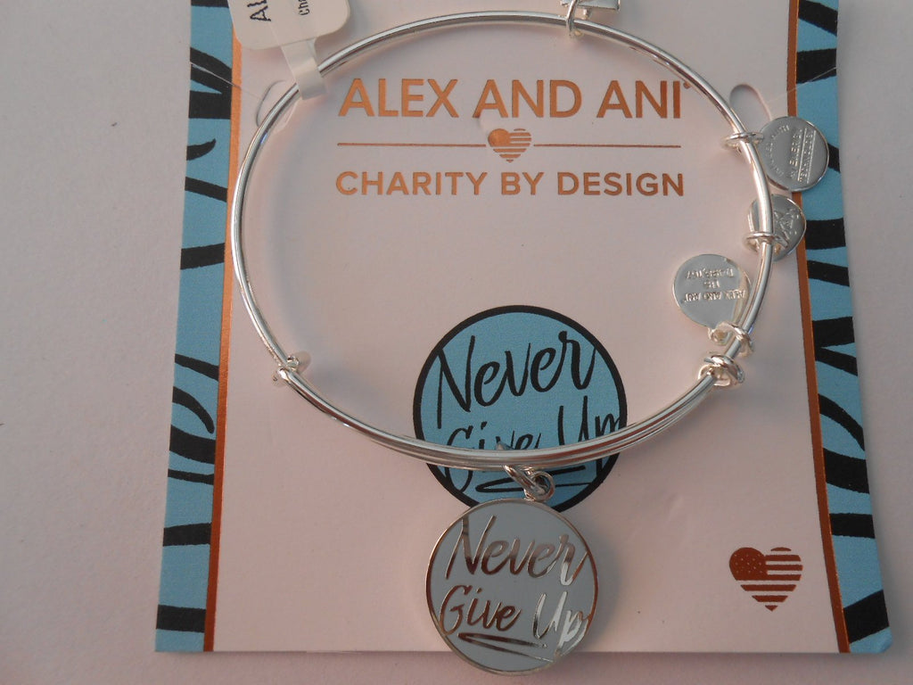 Alex and Ani Womens Charity by Design Never Give Up Bangle