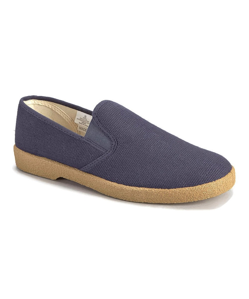 Zig Zag Mens Black Canvas Wino Slip-on