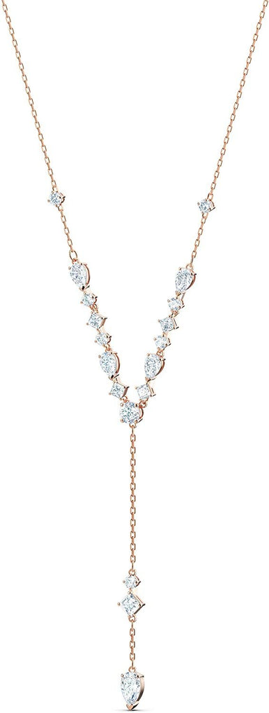 SWAROVSKI Women's Attract Rose-Gold Tone Plated White Crystal Jewelry Collection