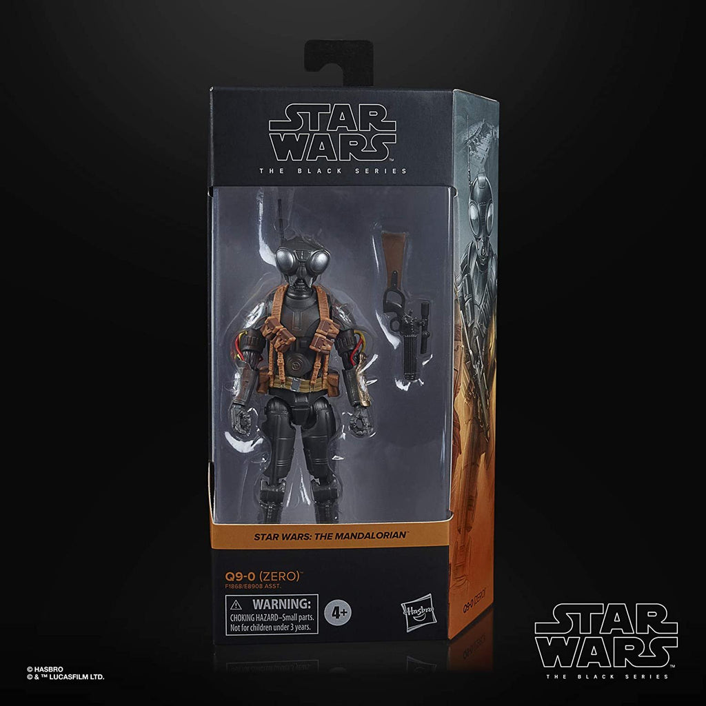 Star Wars The Black Series Q9-0 (Zero) Toy 6-Inch-Scale The Mandalorian Collectible Figure with Accessories, Toys for Kids Ages 4 and Up,F1868