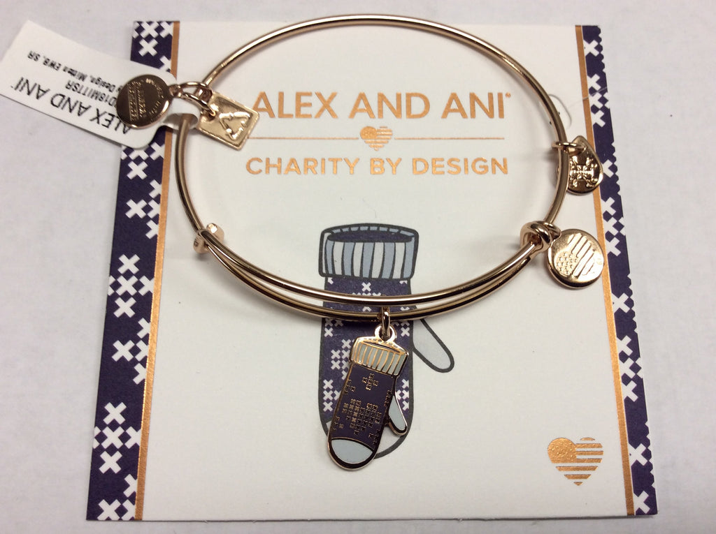 Alex and Ani Womens Charity Design - Mitten Bangle