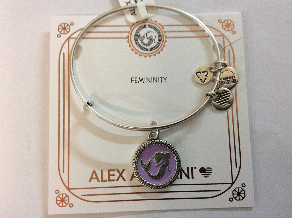 Alex and Ani Color Infusion Mermaid III Rafaelian Silver NWTBC