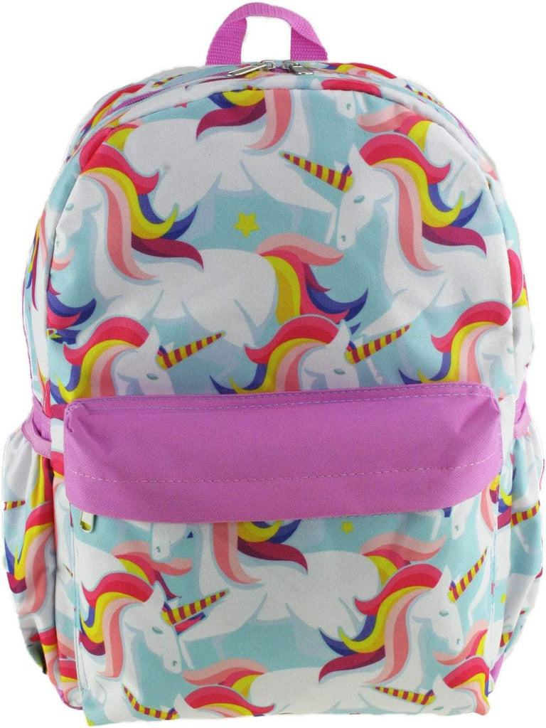 Arkadia Accessories - 16 inch All Over Print Deluxe Backpack With Laptop Compartment