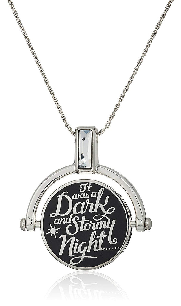 Alex and Ani Women's Wrinkle in Time - Dark and Stormy Night Spinner Expandable Necklace