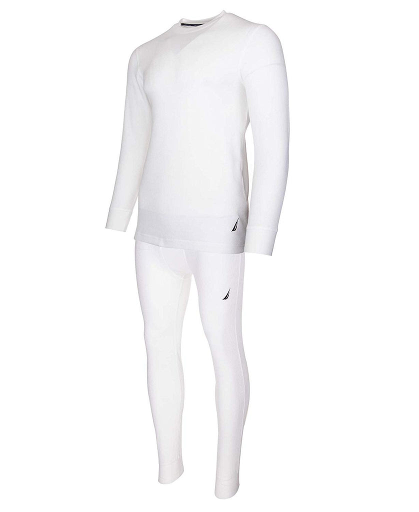 Nautica Mens Thermal Sleep Set - Pockets Super Soft Jersey Spandex/Polyester Blend Pajamas