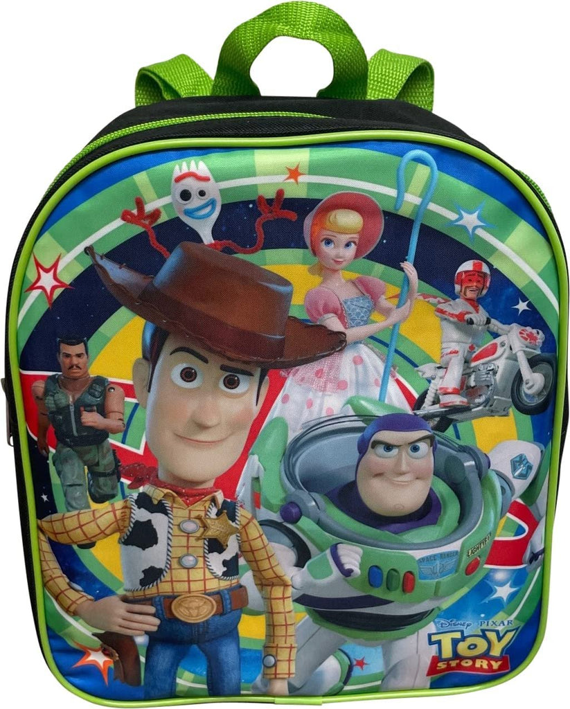 Toys Story Toddle Boy 12 Inch Mini Backpack (Black-Green)