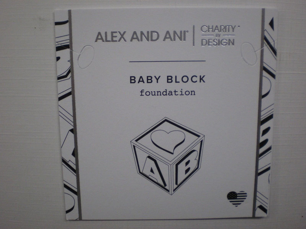 Alex and Ani Charity by Design Baby Block Bangle Bracelet