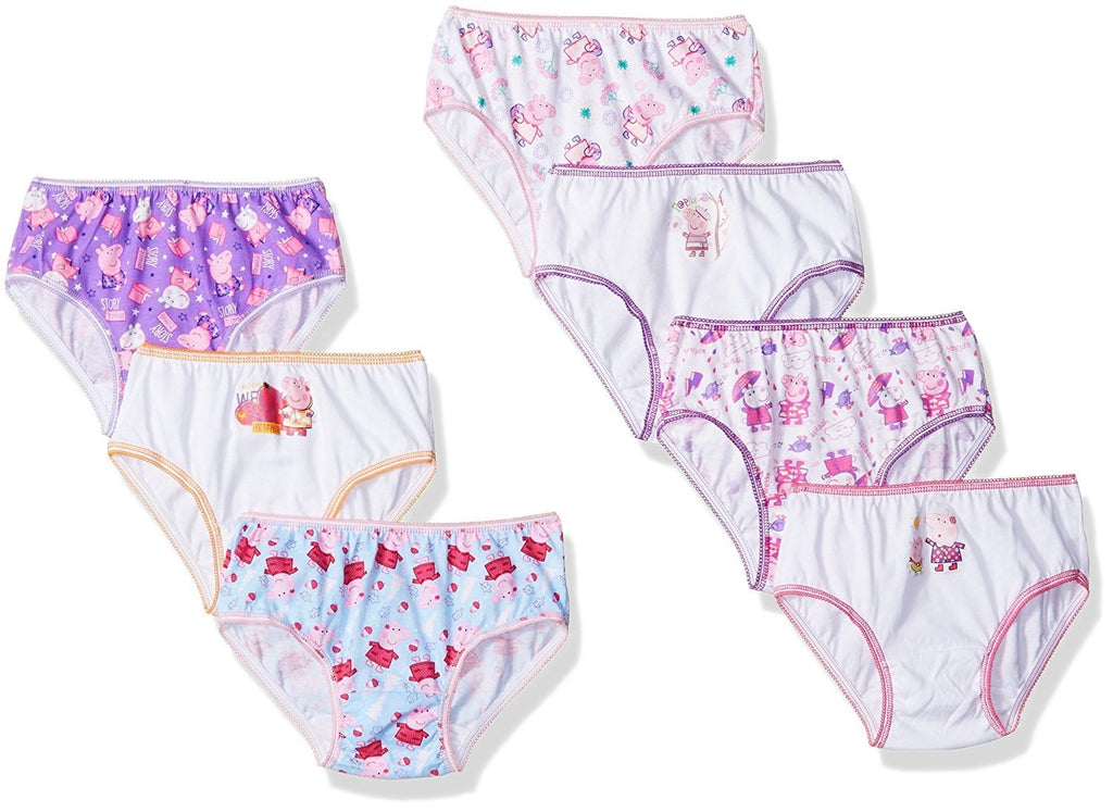 Peppa Pig Girls' 7 Pack Panty