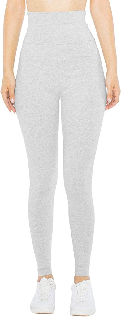 American Apparel Women's Cotton Spandex Jersey High-Waist Leggings