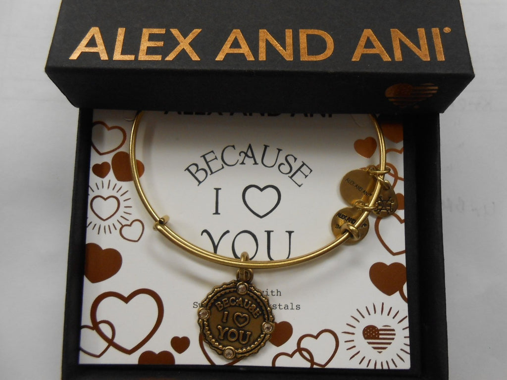 Alex and Ani Womens Because I Love You III Bangle