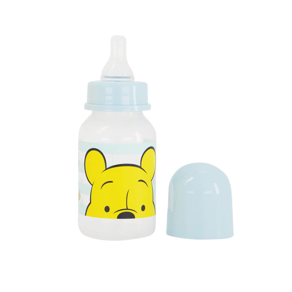 Baby Bottles 5 oz for Boys and Girls| 3 Pack of Disney"Winnie The Pooh" Infant Bottles for Newborns and All Babies | BPA-Free Plastic Baby Bottle for Baby Shower