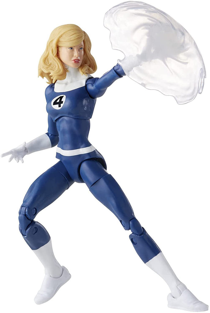 Hasbro Marvel Legends Series Retro Fantastic Four Marvel's Invisible Woman 6-inch Action Figure Toy, Includes 3 Accessories