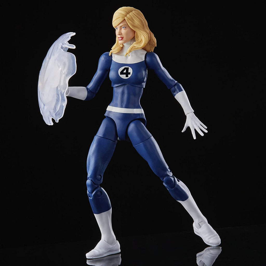 Hasbro Marvel Legends Series Retro Fantastic Four Marvel's Invisible Woman 6-inch Action Figure Toy, Includes 3 Accessories