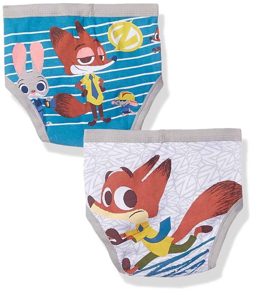 Disney Boys' 5-Pack Zootopia Brief Underwear