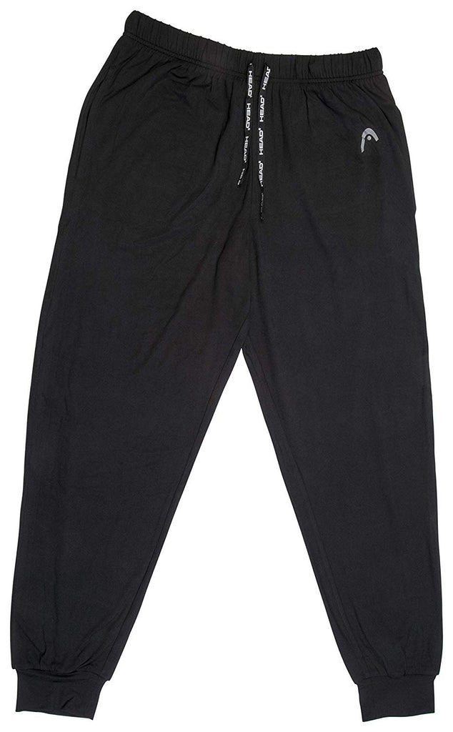 HEAD Mens 2-Pack Joggers - Pockets Super Soft Jersey Spandex/Polyester Blend Pajamas